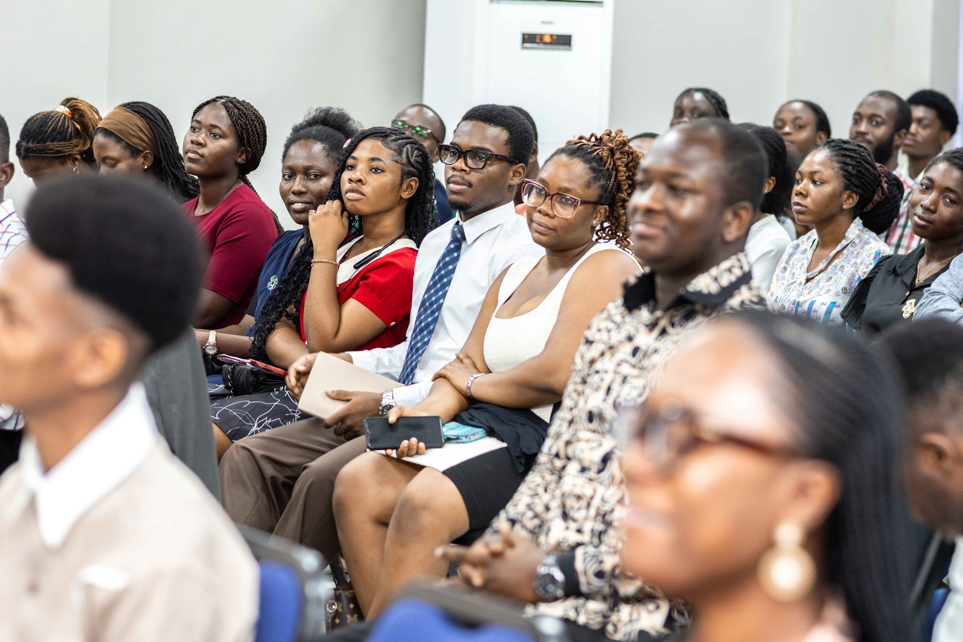 Attentive audience at the summit